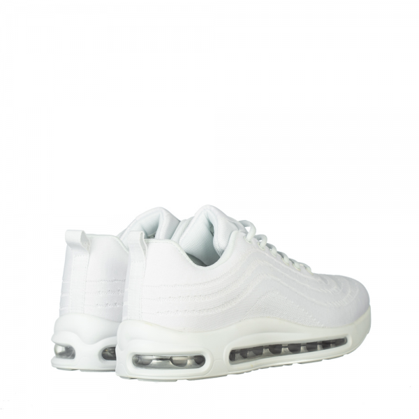 Ανδρικά αθλητικά παπούτσια Dianuz λευκά, 4 - Kalapod.gr